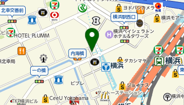 宅配ロッカーPUDO 横浜市営地下鉄 横浜駅の地図画像