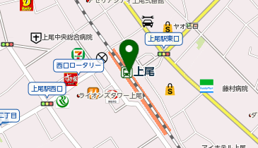 宅配ロッカーPUDO JR東日本 上尾駅(クロス)の地図画像