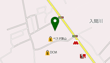 宅配ロッカーPUDO ベルク ベスタ狭山店の地図画像