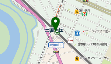 宅配ロッカーPUDO 南海電鉄 三国ケ丘駅の地図画像