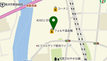宅配ロッカーPUDO ベルク フォルテ森永橋店の地図画像