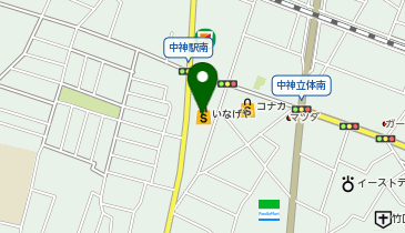 宅配ロッカーPUDO いなげや ina21昭島中神店の地図画像