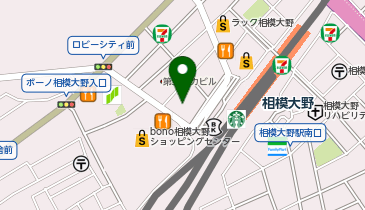 宅配ロッカーPUDO 快活CLUB 相模大野駅前店の地図画像