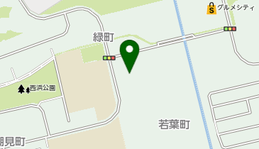 宅配ロッカーPUDO 芦屋浜高層若葉の地図画像