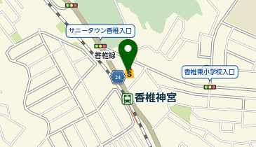宅配ロッカーPUDO ドラッグストアモリ 香椎宮前店の地図画像
