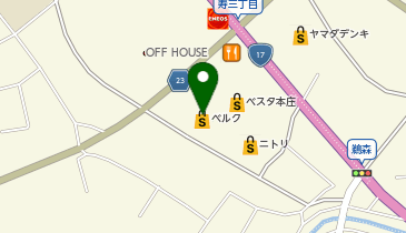 宅配ロッカーPUDO ベルク ベスタ本庄寿店の地図画像
