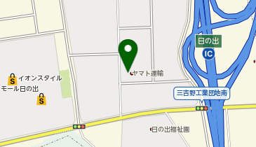 宅配ロッカーPUDO ヤマト運輸 あきる野二宮センターの地図画像