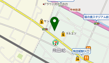 宅配ロッカーPUDO ヤマト運輸 府中朝日センターの地図画像