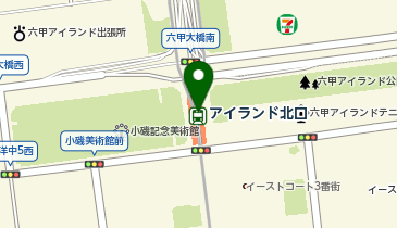 宅配ロッカーPUDO アイランド 北口駅の地図画像