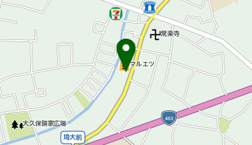 宅配ロッカーPUDO マルエツ 浦和大久保店の地図画像