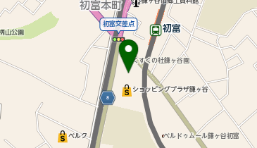 宅配ロッカーPUDO ヨークフーズ 鎌ケ谷店の地図画像