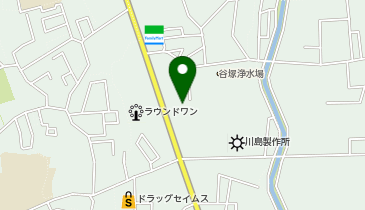 宅配ロッカーPUDO ヤマト運輸 草加谷塚センターの地図画像