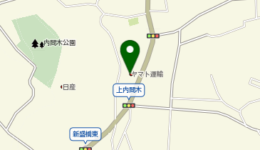 宅配ロッカーPUDO ヤマト運輸 内間木センターの地図画像