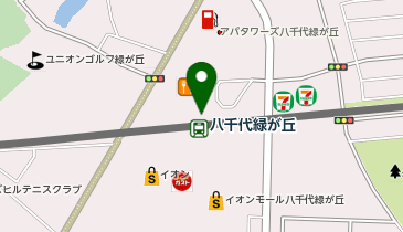 宅配ロッカーPUDO 東葉高速鉄道 八千代緑が丘駅の地図画像