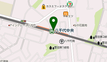 宅配ロッカーPUDO 東葉高速鉄道 八千代中央駅の地図画像