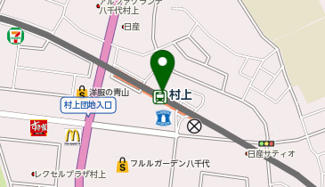 宅配ロッカーPUDO 東葉高速鉄道 村上駅の地図画像