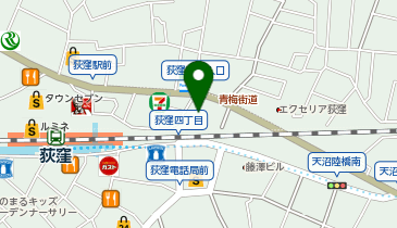 宅配ロッカーPUDO セブン-イレブン Daiwa荻窪タワー店の地図画像