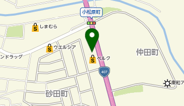 宅配ロッカーPUDO ベルク 砂田店の地図画像