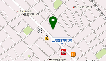 宅配ロッカーPUDO ベルク 上尾春日店の地図画像