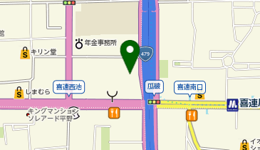 宅配ロッカーPUDO ライフ 喜連瓜破店の地図画像