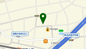 宅配ロッカーPUDO いなげや 大和相模大塚駅前店の地図画像