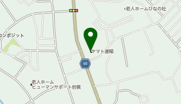宅配ロッカーPUDO ヤマト運輸 岩槻工業団地センターの地図画像