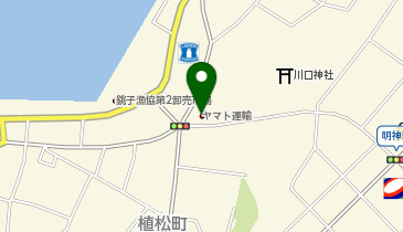 宅配ロッカーPUDO ヤマト運輸 犬吠埼センターの地図画像