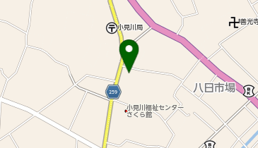 宅配ロッカーPUDO ヤマト運輸 小見川センターの地図画像
