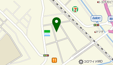 宅配ロッカーPUDO ヤマト運輸 横須賀森崎センターの地図画像