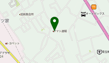 宅配ロッカーPUDO ヤマト運輸 埼玉桶川センターの地図画像