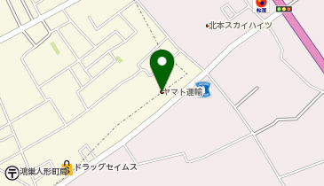 宅配ロッカーPUDO ヤマト運輸 鴻巣人形センターの地図画像