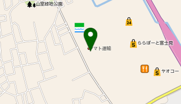 宅配ロッカーPUDO ヤマト運輸 富士見山室センターの地図画像