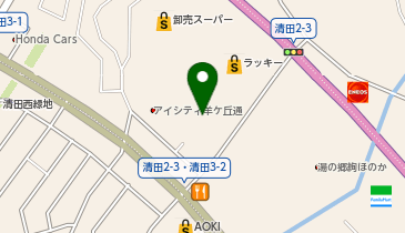 宅配ロッカーPUDO サツドラ 清田2条店の地図画像