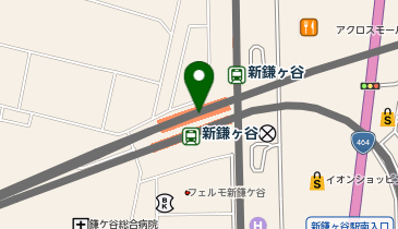 宅配ロッカーPUDO 北総鉄道 新鎌ケ谷駅の地図画像