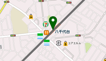 宅配ロッカーPUDO 京成電鉄 八千代台駅の地図画像