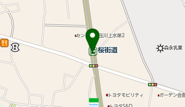 宅配ロッカーPUDO 多摩都市モノレール 桜街道駅の地図画像
