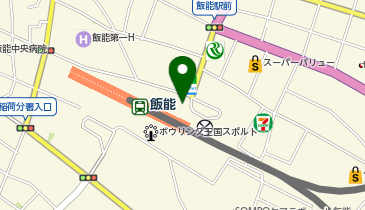 宅配ロッカーPUDO 西武飯能ペペの地図画像