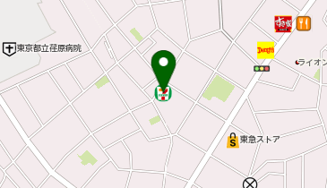 宅配ロッカーPUDO セブン-イレブン 大田区上池台3丁目店の地図画像