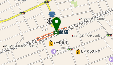 宅配ロッカーPUDO JR東海 藤枝駅の地図画像