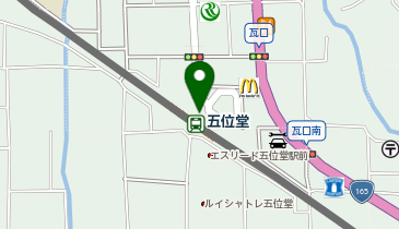 宅配ロッカーPUDO 近畿日本鉄道 五位堂駅の地図画像