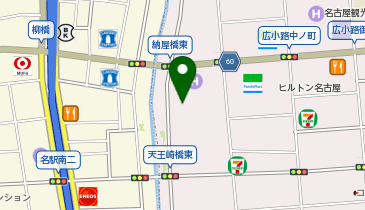 宅配ロッカーPUDO MEGAドン・キホーテUNY納屋橋店の地図画像