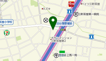 宅配ロッカーPUDO マルエツ 中里店の地図画像