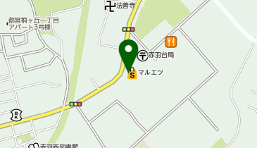 宅配ロッカーPUDO マルエツ 赤羽台店の地図画像