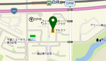 宅配ロッカーPUDO マルエツ 白井店の地図画像