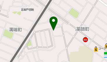 宅配ロッカーPUDO ウエルシア 坂戸薬師町店の地図画像