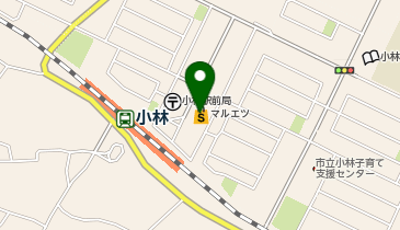 宅配ロッカーPUDO マルエツ 小林店の地図画像
