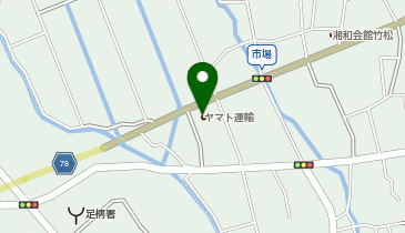 宅配ロッカーPUDO ヤマト運輸 南足柄センターの地図画像