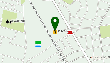 宅配ロッカーPUDO マルエツ 稲毛店の地図画像