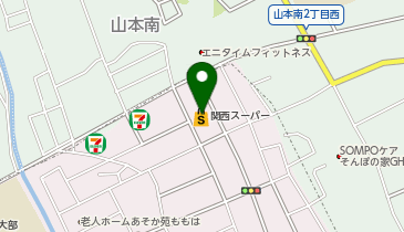 宅配ロッカーPUDO 関西スーパー 荒牧店の地図画像