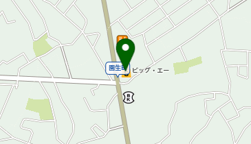 宅配ロッカーPUDO Big-A 千葉園生店の地図画像